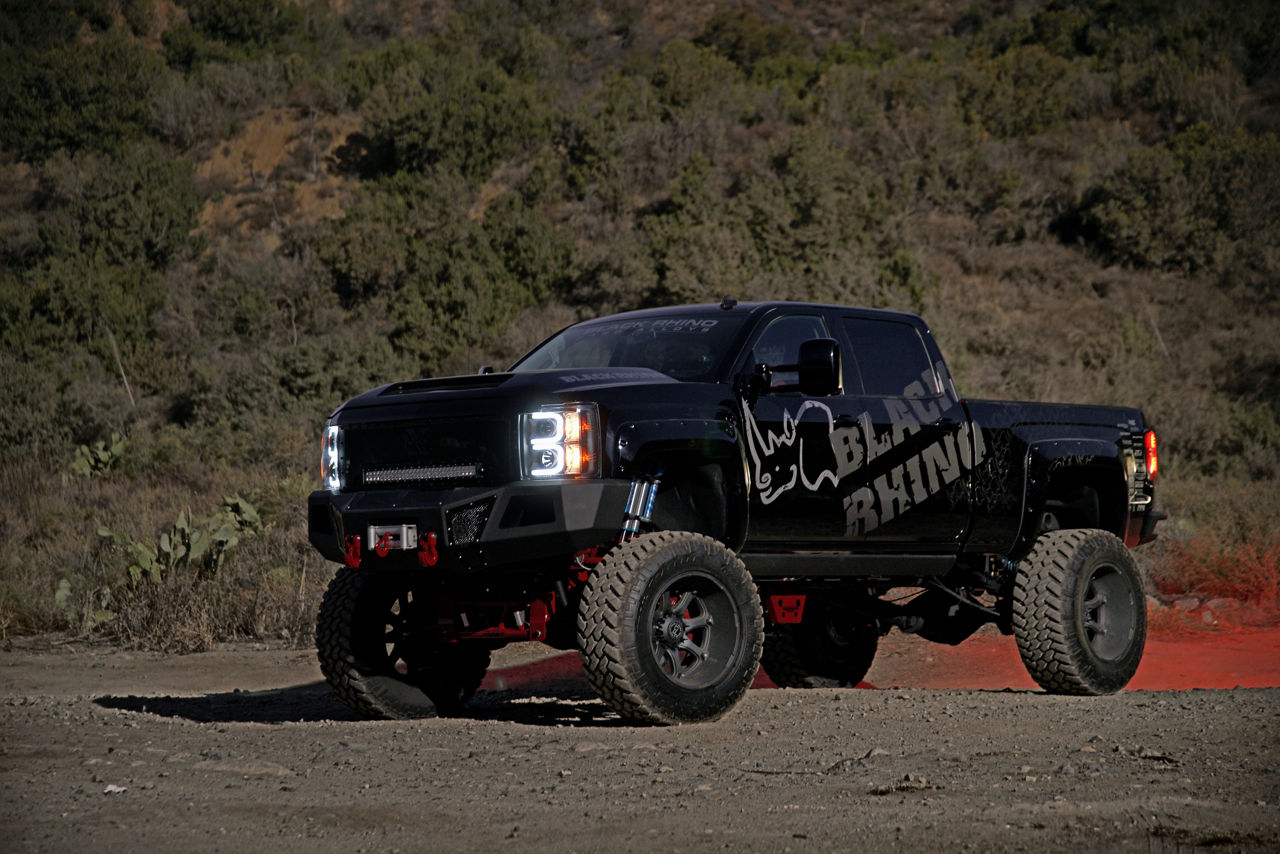 2015 Chevrolet Silverado 2500 Black Rhino Glamis Black Black Rhino 1135